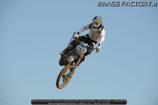 2009-10-03 Franciacorta - Motocross delle Nazioni 0267 Free practice MX1 - Joshua Coppins - Yamaha 450 NZ